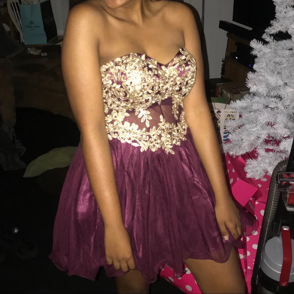 Strapless dress